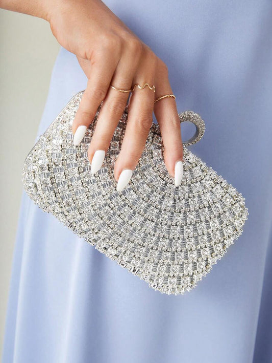Crystal Rose Clutch - For Events and Evenings