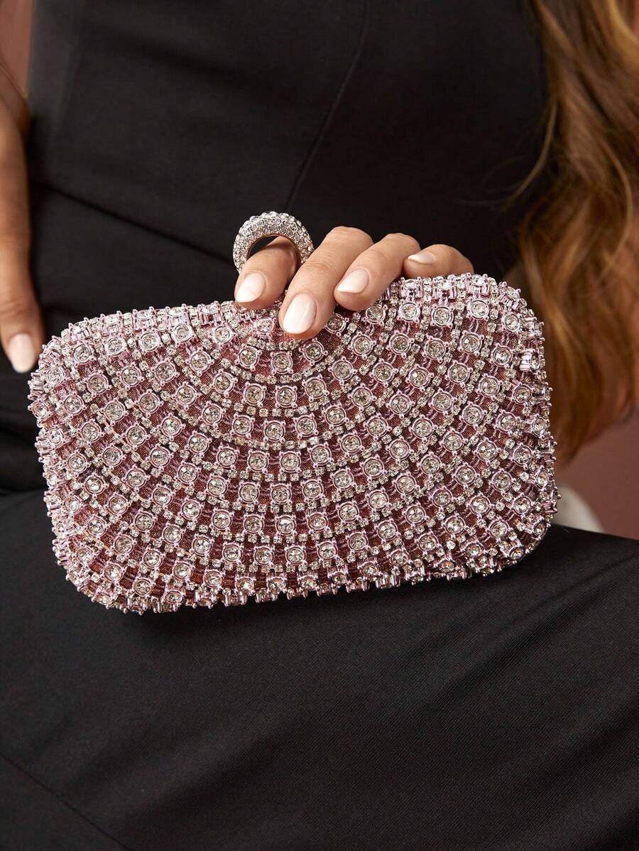 Crystal Rose Clutch - For Events and Evenings