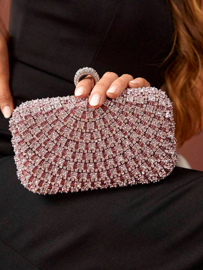 Crystal Rose Clutch - For Events and Evenings