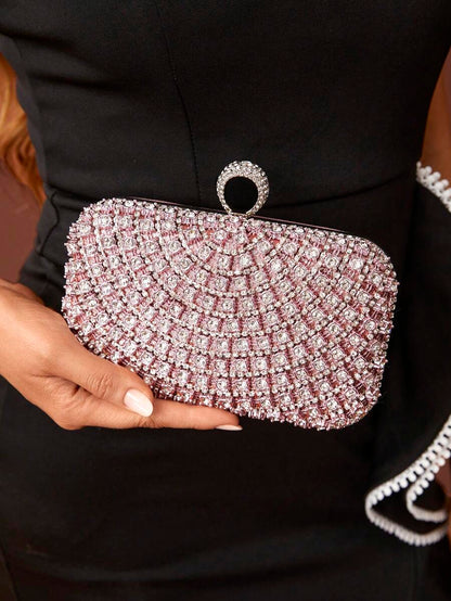 Crystal Rose Clutch - For Events and Evenings