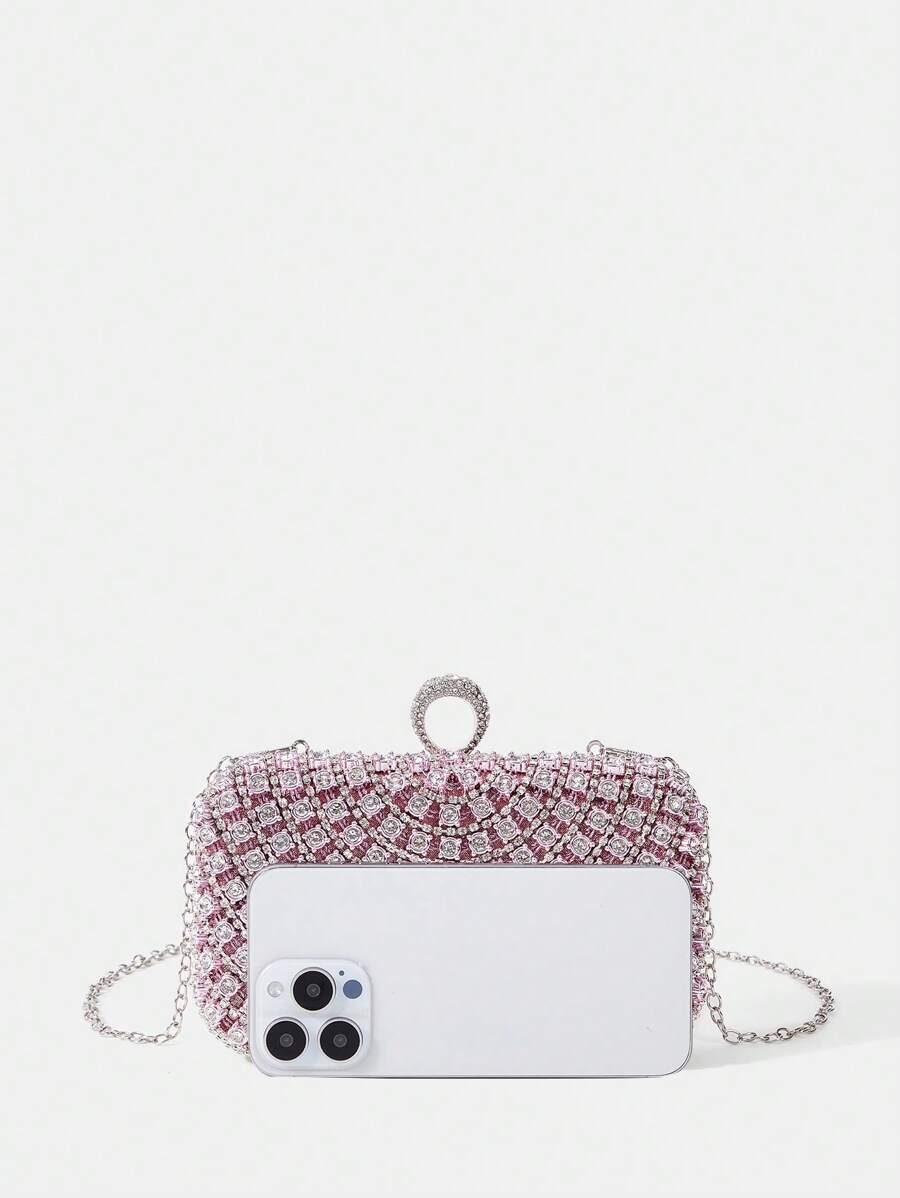 Crystal Rose Clutch - For Events and Evenings