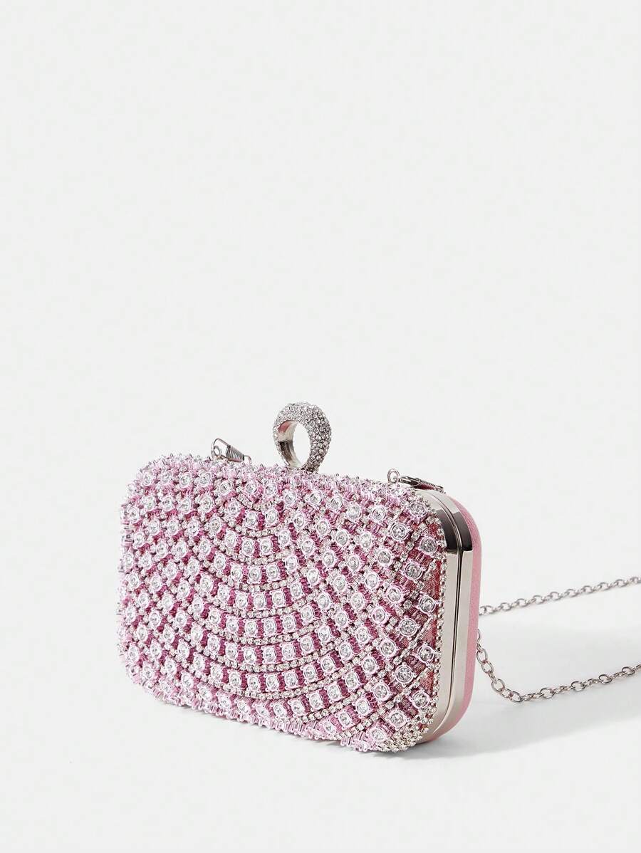Crystal Rose Clutch - For Events and Evenings