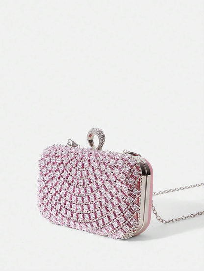 Crystal Rose Clutch - For Events and Evenings