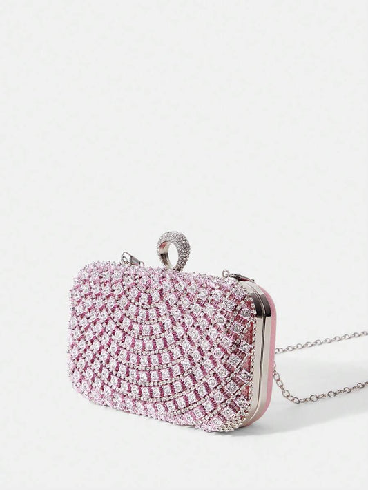 Crystal Rose Clutch - For Events and Evenings