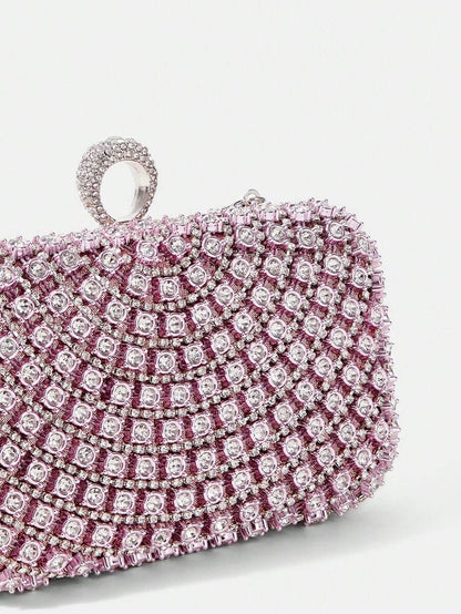 Crystal Rose Clutch - For Events and Evenings