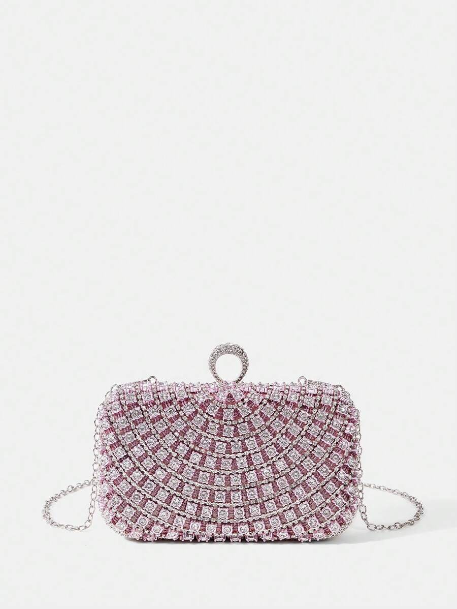Crystal Rose Clutch - For Events and Evenings