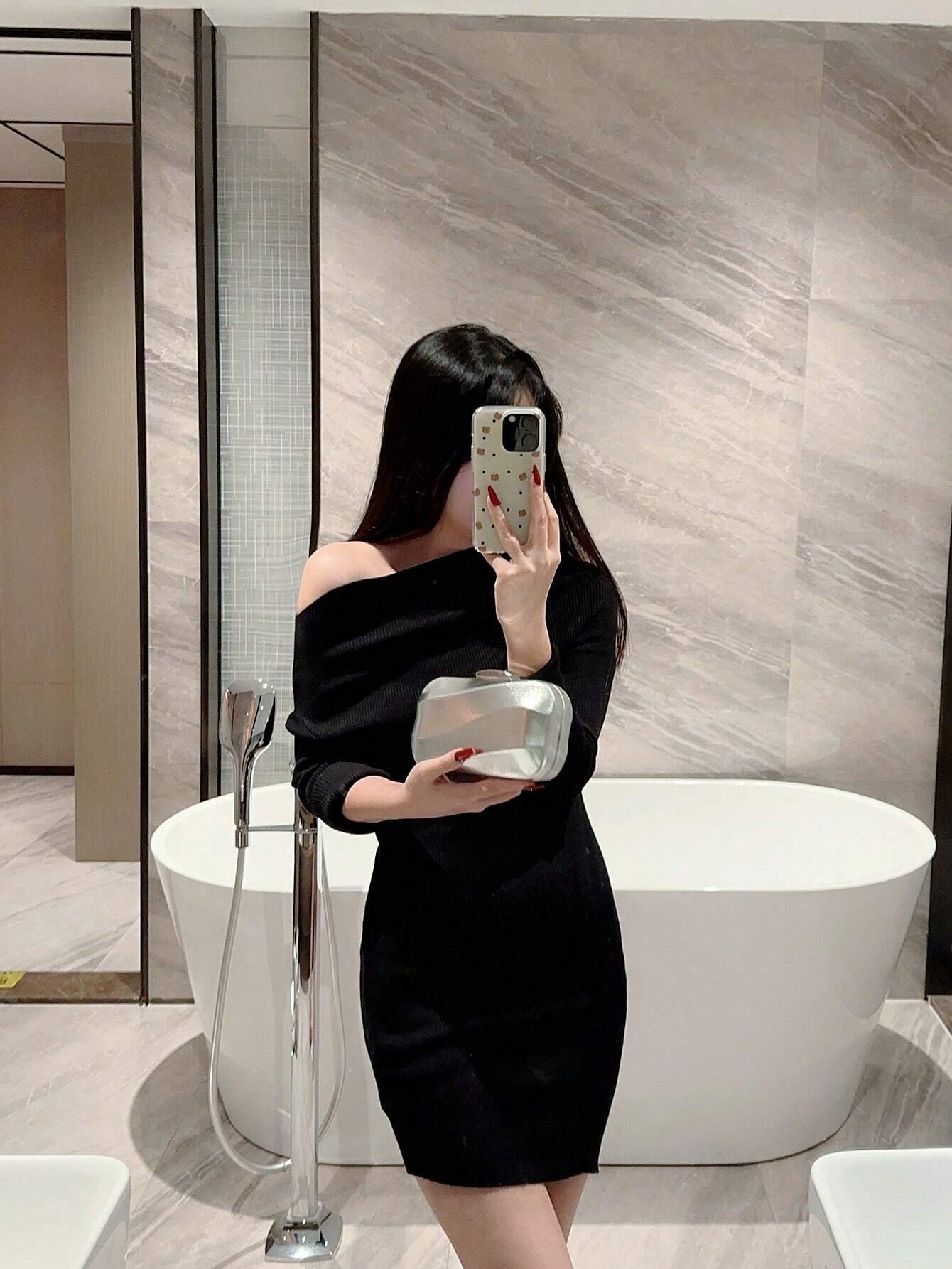 Crystal Rose Clutch - For Events and Evenings