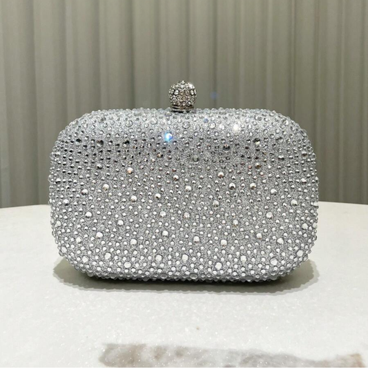 Crystal Rose Clutch - For Events and Evenings
